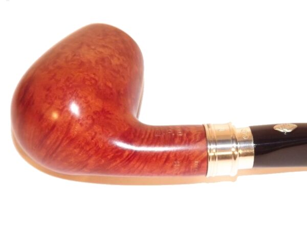 Brebbia pipa Sterling Ambra 839 Bent Egg - Image 3