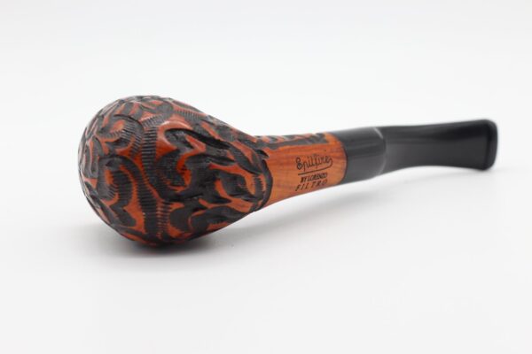 Lorenzo pipa Filtro 311P Rustic Bent Egg - Image 3