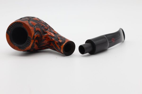 Lorenzo pipa Filtro 311P Rustic Bent Egg - Image 4