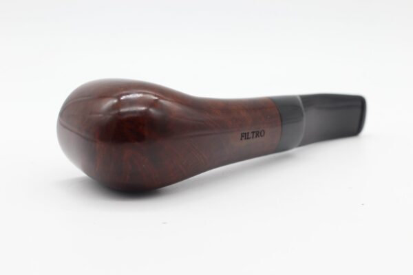Lorenzo pipa Filtro 155 Walnut Polish bent - Image 3