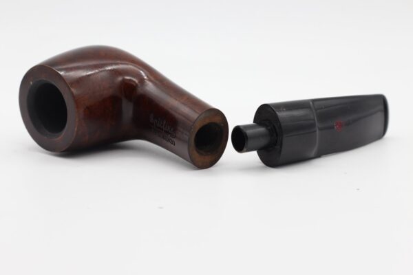 Lorenzo pipa Filtro 155 Walnut Polish bent - Image 4