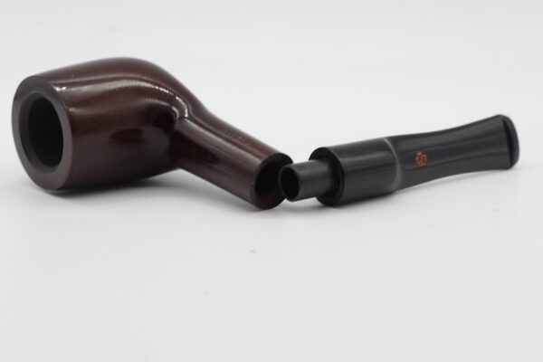 Lorenzo pipa Filtro 420 Walnut Polish Billiard - Image 4