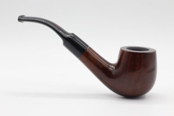 Lorenzo pipa Filtro 311 Walnut Polish Bent - Image 2