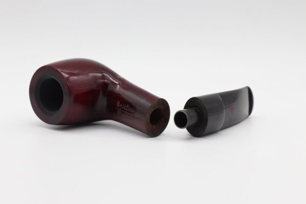 Lorenzo pipa Filtro 155 Red Polish Bent - Image 4