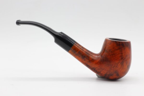 Lorenzo pipa Filtro 311 Brown Polish Bent - Image 2
