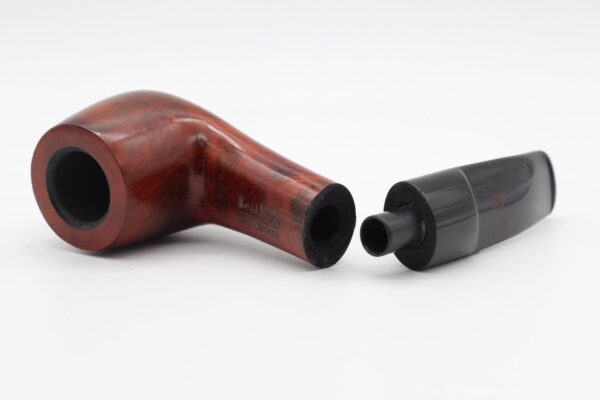 Lorenzo pipa Filtro 155 Brown Polish Bent - Image 4