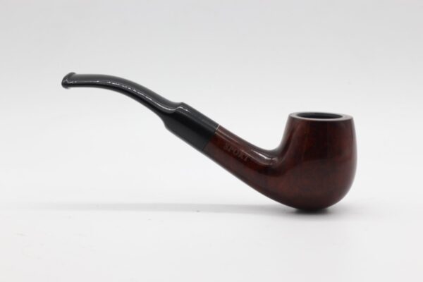 Lorenzo pipa Sport 312 Walnut Polish Bent - Image 2