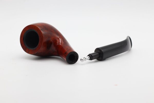 Lorenzo pipa Sport 130 Brown Polish Bent Apple - Image 4