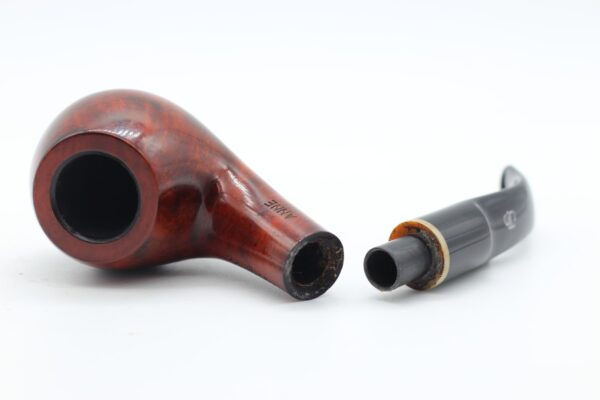 Lorenzo pipa Anne Ring 312 Brown Polish Bent Apple - Image 4