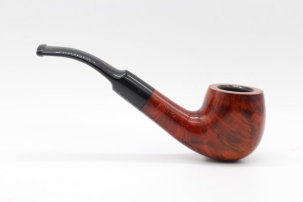 Lorenzo pipa Filtro 290 Brown Polish Bent - Image 2