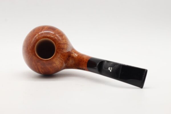 Lorenzo pipa Hand Cut 834 Natural Bent Apple - Image 3