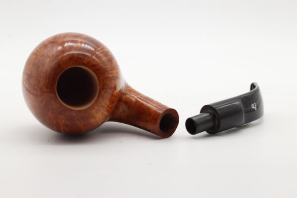 Lorenzo pipa Hand Cut 834 Natural Bent Apple - Image 5
