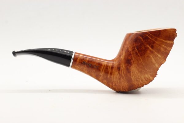 Lorenzo pipa Hand Cut 759 Natural Bent Woodstock - Image 2