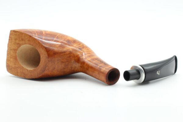Lorenzo pipa Hand Cut 759 Natural Bent Woodstock - Image 5