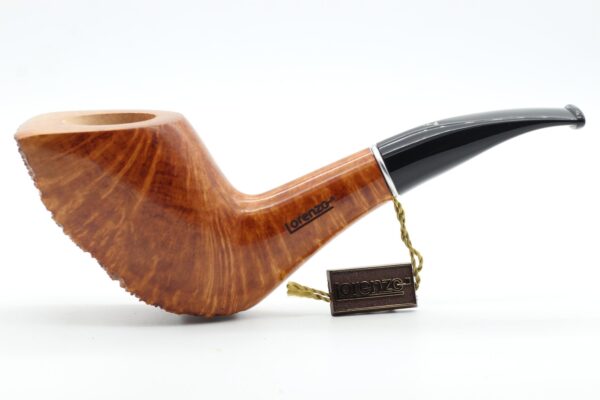 Lorenzo pipa Hand Cut 759 Natural Bent Woodstock - Image 6