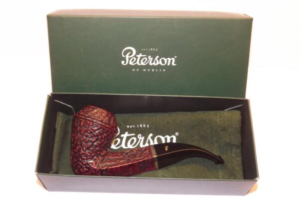 Peterson pipa Kinsale XL26 Rustic P-lip Bent Bulldog - Image 9