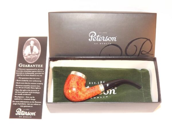 Peterson pipa Silver Cap 69 Natural F-lip - Image 4