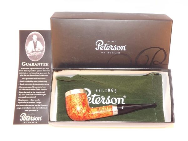 Peterson pipa Silver Cap 106 Natural F-lip - Image 4