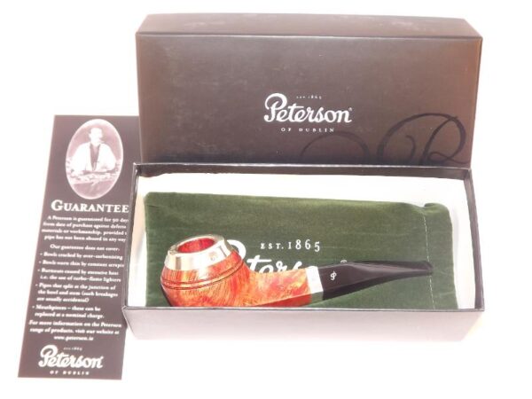 Peterson pipa Silver Cap XL21 Natural F-lip - Image 4