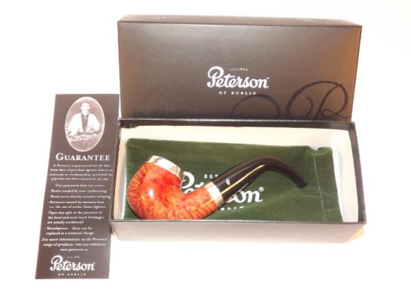 Peterson pipa Silver Cap XL03 Natural F-lip - Image 4