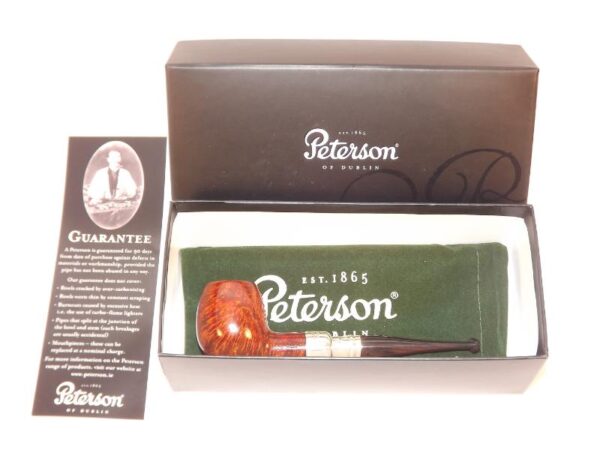 Peterson pipa Spigot Silver 87 Irish F-lip - Image 5
