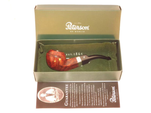 Peterson pipa Flame Grain 80s P-lip Bent Bulldog - Image 7