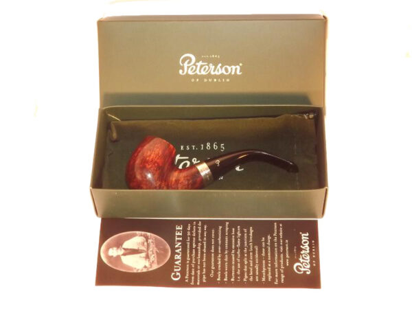 Peterson pipa Flame Grain 221 P-lip Bent - Image 7