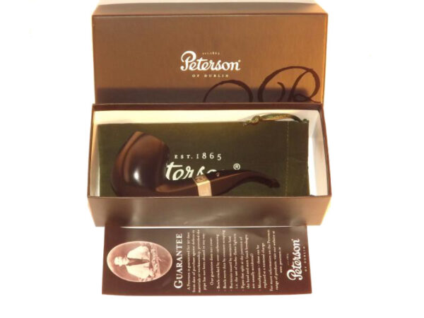 Peterson pipa Sherlock Holmes Milverton Ebony P-lip (9 mm) - Image 5