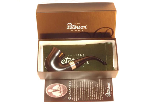 Peterson pipa Sherlock Holmes Original Ebony P-lip Bent Dublin - Image 7