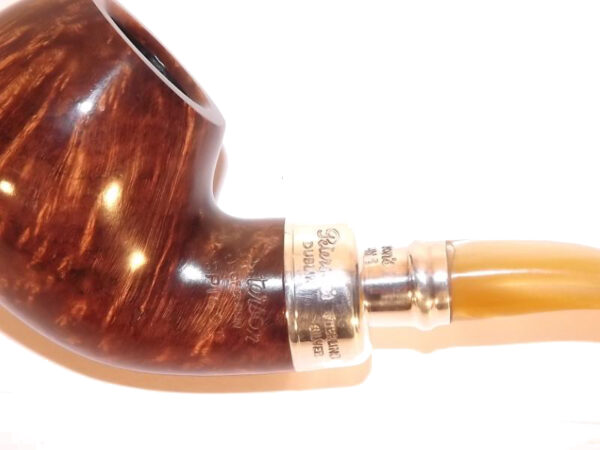 Peterson pipa Spigot Silver XL02 Flame Grain F-lip - Image 4