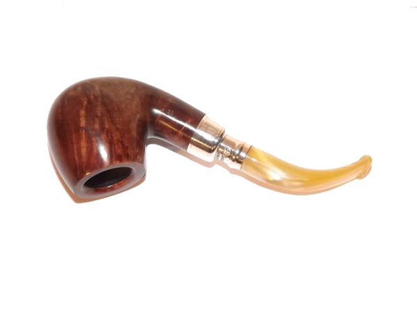 Peterson pipa Spigot Silver 68 Flame Grain F-lip - Image 3