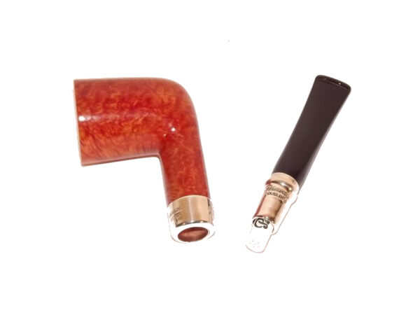 Peterson pipa Spigot Silver 120 Natural F-lip Billiard - Image 4
