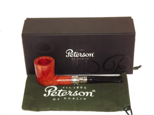 Peterson pipa Spigot Silver 120 Natural F-lip Billiard - Image 5