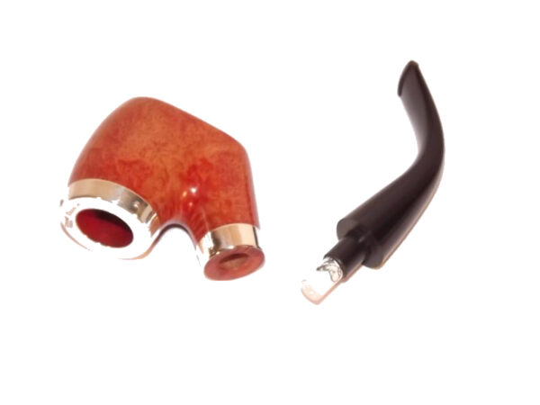 Peterson pipa Silver Cap 304 Natural F-lip - Image 5