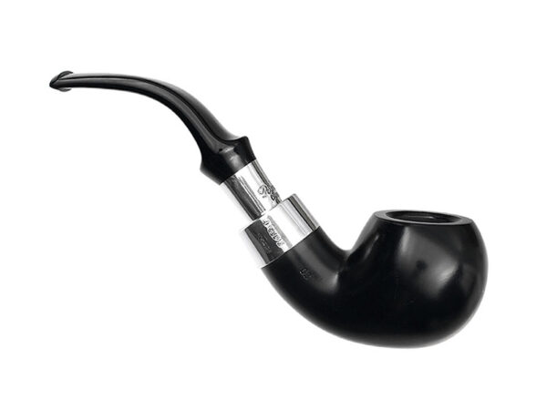 Peterson pipa Spigot Silver 03 Ebony F-lip (9 mm) - Image 2