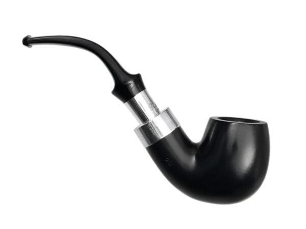 Peterson pipa Spigot Silver 221 Ebony F-lip (9 mm) - Image 2