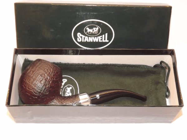 Stanwell pipa Army Mount 185 Black Sand - Image 8