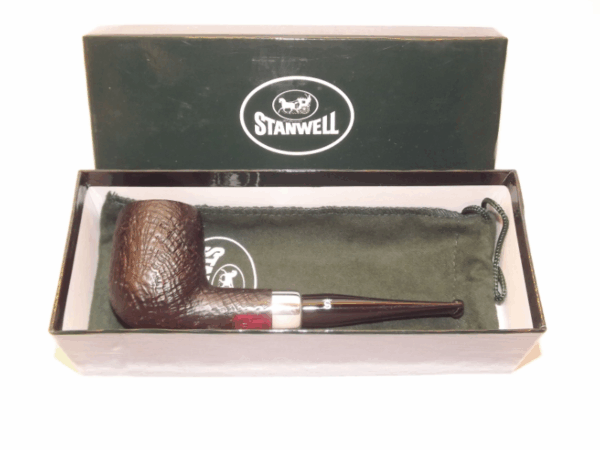 Stanwell pipa Army Mount 88 Black Sand - Image 5