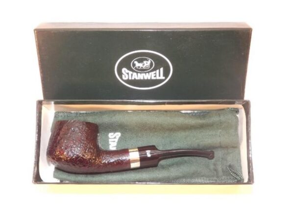 Stanwell pipa Sterling 11 Black Sand - Image 6