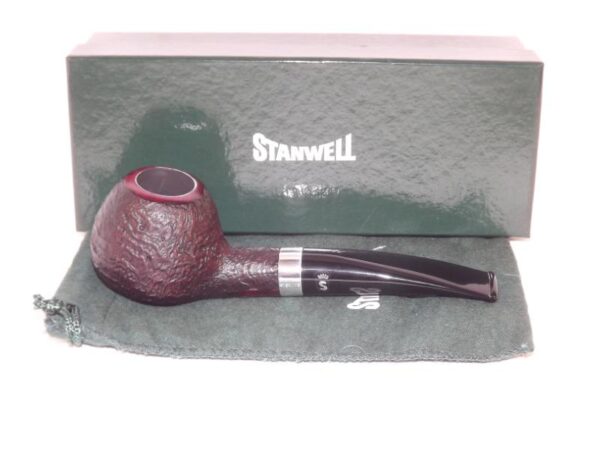 Stanwell pipa Sterling 109 Black Sand - Image 7