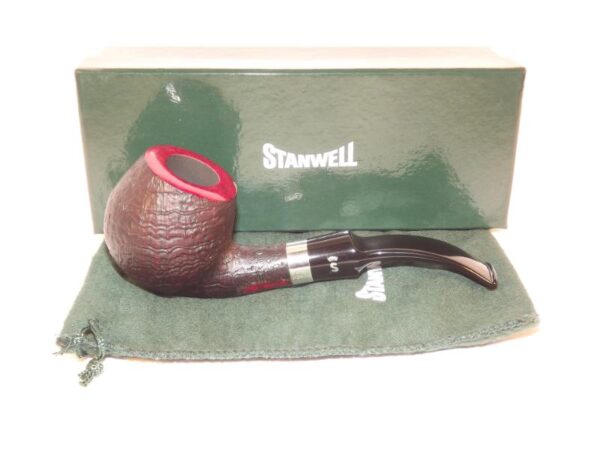 Stanwell pipa Sterling 84 Black Sand - Image 7