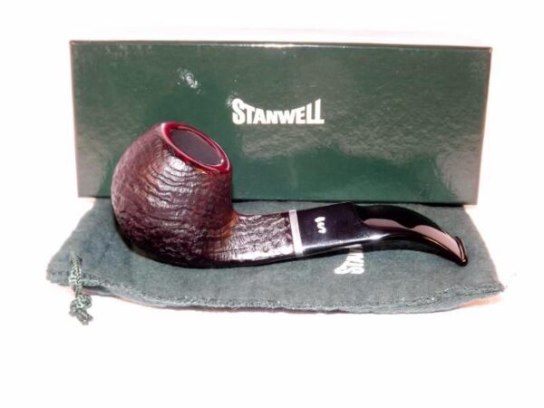 Stanwell pipa Sterling 15 Black Sand - Image 7