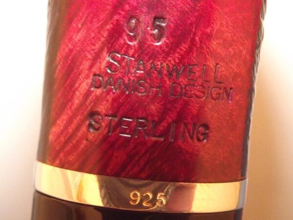 Stanwell pipa Sterling 95 Black Sand - Image 6