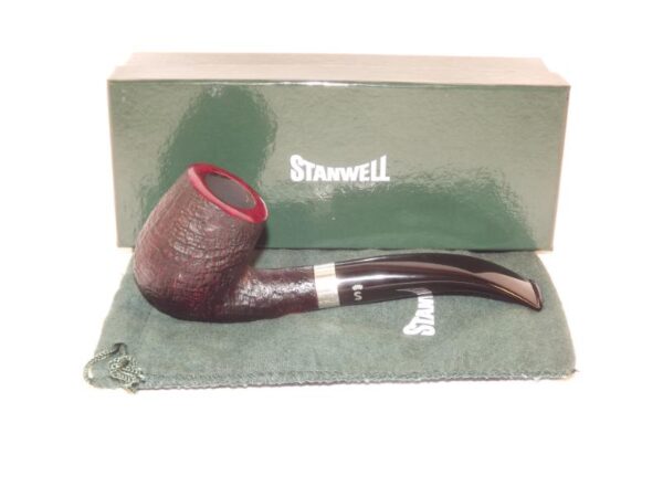 Stanwell pipa Sterling 246 Black Sand - Image 6