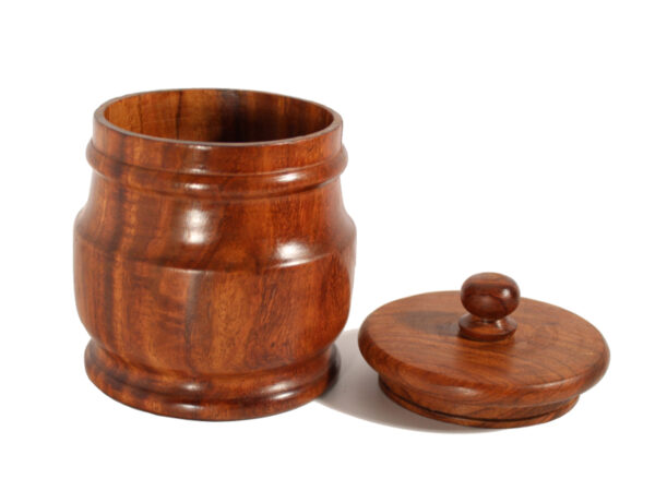 Szezámfa pipadohány tartó - 11cm - Image 2